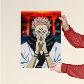 Sukuna Domain Expansion – Curse King Anime Poster